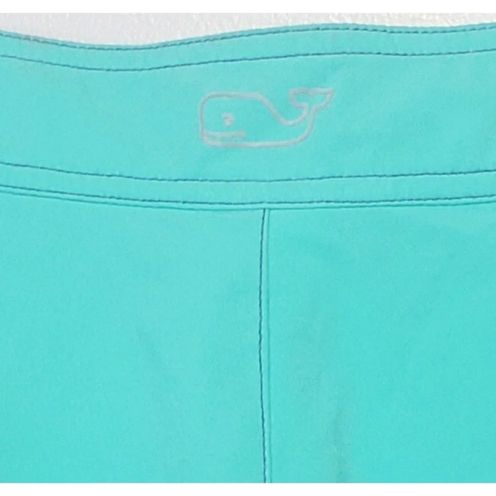 Vineyard Vines Swim‎ Trunks Board Shorts Two-Tone Mens Size 32 Teal Blue